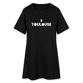 Toulouse - Women’s T-Shirt Dress - black - Front