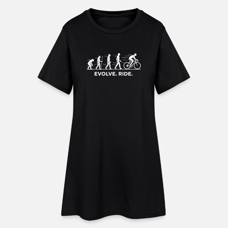 Evolve Ride Cycle Evolution - Women’s T-Shirt Dress - black