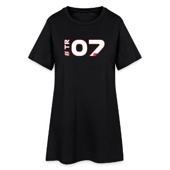 -TR07-2026 - Women’s T-Shirt Dress - black - Front