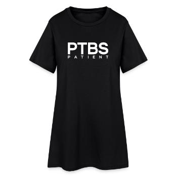 Trouble de stress post-traumatique chez un patient atteint d’un TSPT - Robe T-shirt Femme - noir - Devant