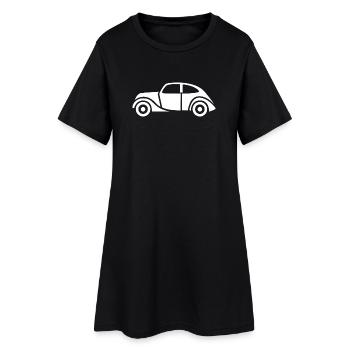 Icône de voiture vintage - Bande dessinée classique de voiture - Robe T-shirt Femme - noir - Devant
