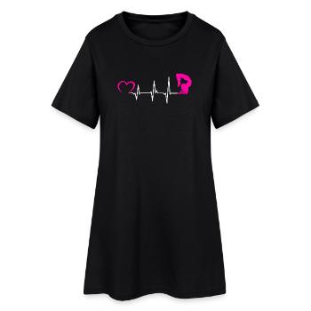 Citation pour un contorsionniste - Robe T-shirt Femme - noir - Devant