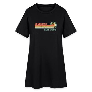 Legendary Since 2008 Boys Girls 18th Birthday - Women’s T-Shirt Dress - black - Front