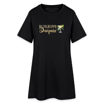 Groupe sanguin de la fête de jeune fille Daiquiri - Robe T-shirt Femme - noir - Devant