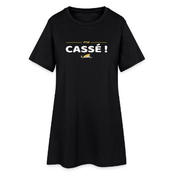 J'tai cassé ! Réplique culte Brice de Nice - Robe T-shirt Femme - noir - Devant