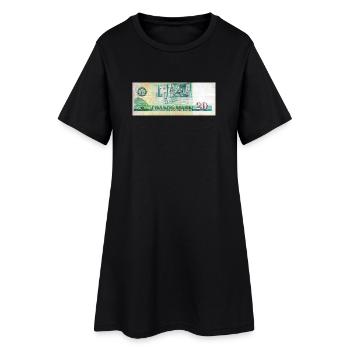 20 mark der ddr - Robe T-shirt Femme - noir - Devant