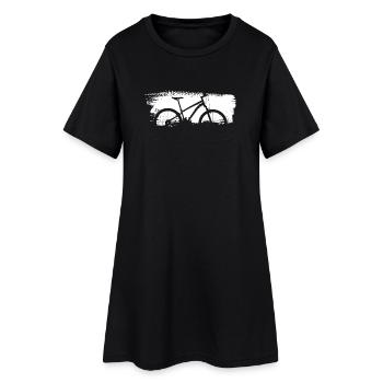 Silhouette de vélo urbain Graphic - Robe T-shirt Femme - noir - Devant