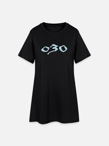 030 Exclusif - Robe T-shirt Femme - noir