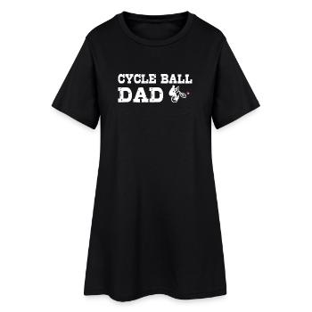 Radball, DAD, Radballer, Hallenradsport, Papa - Frauen T-Shirt-Kleid - Schwarz - Vorne