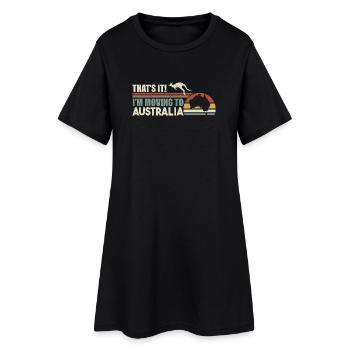 Australia I'm Moving to Australia Tourism - Women’s T-Shirt Dress - black - Front