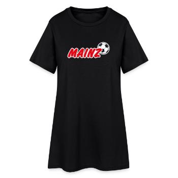 Mainz Fußball Fan - Frauen T-Shirt-Kleid - Schwarz - Vorne