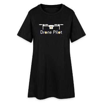 Drone Pilot - Women’s T-Shirt Dress - black - Front