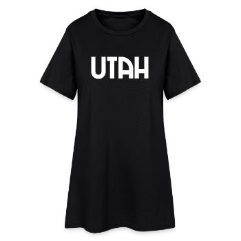 Utah - Salt Lake City - États-Unis - Amérique - Amérique - Robe T-shirt Femme - noir - Devant