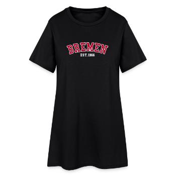 Brême Fondée en 1966 - Robe T-shirt Femme - noir - Devant
