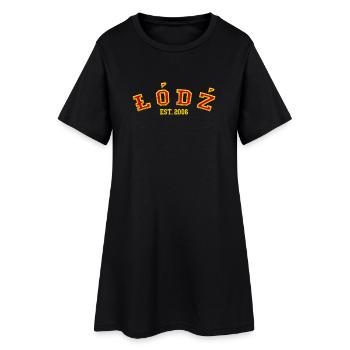 Łódź Fondé en 2006 - Robe T-shirt Femme - noir - Devant