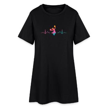 Cheerpom pom girls Mom Cheerleading - Robe T-shirt Femme - noir - Devant