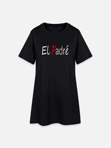 le pére - Robe T-shirt Femme - noir