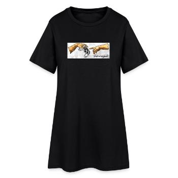 Gamerangelo - Robe T-shirt Femme - noir - Devant