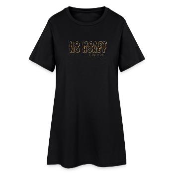 T-shirt “No Monet, No Honey” – humour artistique - Robe T-shirt Femme - noir - Devant