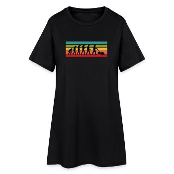 Cadeau drôle de tonte de pelouse pour le paysagiste et le papa - Robe T-shirt Femme - noir - Devant