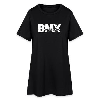 Chemise BMX Rider pour enfants et motards - Robe T-shirt Femme - noir - Devant
