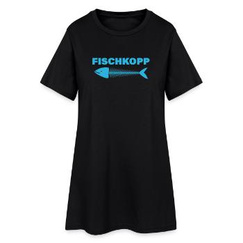 FISCHKOPP - Robe T-shirt Femme - noir - Devant