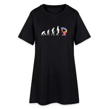 Quote for a contortionist - Women’s T-Shirt Dress - black - Front