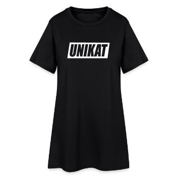 Unique Unique Individuel Valeur de soi unique - Robe T-shirt Femme - noir - Devant