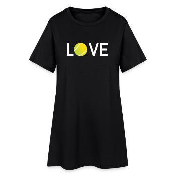 Tennis Lover - Women’s T-Shirt Dress - black - Front