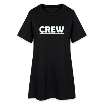 équipage - Robe T-shirt Femme - noir - Devant