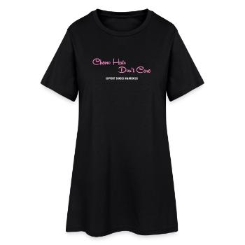 Lung Cancer Cancer Cancer Survivor Cancer Stinks - Women’s T-Shirt Dress - black - Front