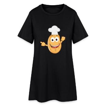 pommes de terre végétale de pomme de terre Halloween vegetables30 - Robe T-shirt Femme - noir - Devant