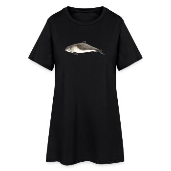 Marsouin Phocoena phocoena - Robe T-shirt Femme - noir - Devant