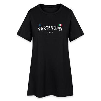Partenopei Napoli 1926 Vintage-Logo - Frauen T-Shirt-Kleid - Schwarz - Vorne