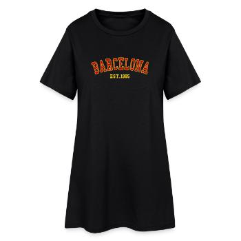 Barcelona_Est_1985 - Robe T-shirt Femme - noir - Devant