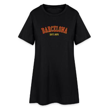 Barcelona_Est_1975 - Robe T-shirt Femme - noir - Devant