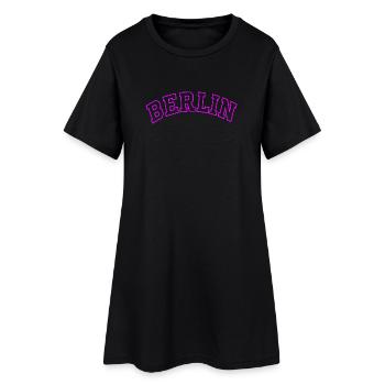 Typographie du nœud Berlin Bow - Robe T-shirt Femme - noir - Devant