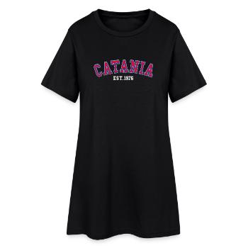 Catania Est. 1976 - Women’s T-Shirt Dress - black - Front