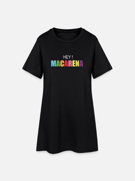 Hey macarena - Women’s T-Shirt Dress - black