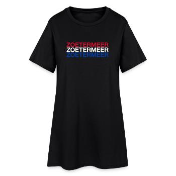 ZOETERMEER Pays-Bas Drapeau des Pays-Bas - Robe T-shirt Femme - noir - Devant