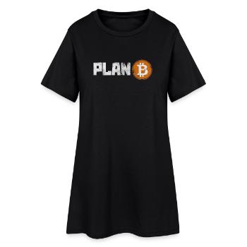 L’évolution du t-shirt Bitcoin Money - Robe T-shirt Femme - noir - Devant