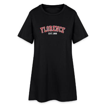 Florence Est. 1966 - Women’s T-Shirt Dress - black - Front