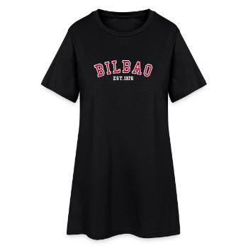 Bilbao Est. 1976 - Women’s T-Shirt Dress - black - Front