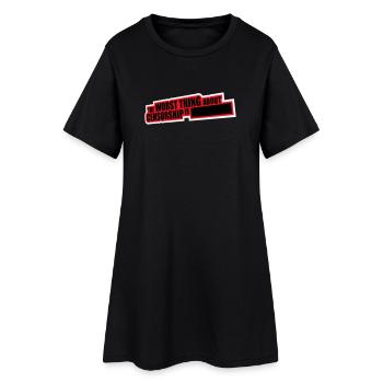 Le pire dans la censure, c’est l’ironie amusante - Robe T-shirt Femme - noir - Devant
