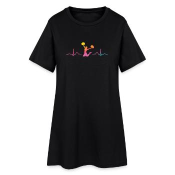 Cheerpom pom girls Mom Cheerleading - Robe T-shirt Femme - noir - Devant
