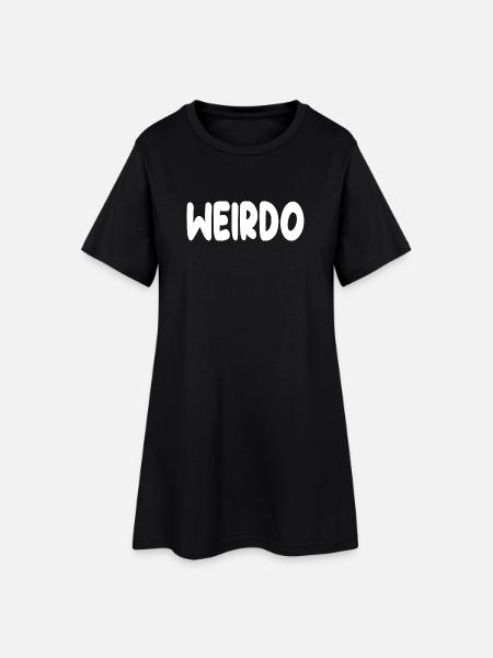 Hurluberlu - Robe T-shirt Femme - noir