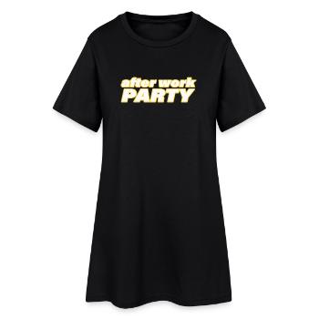 SOIRÉE AFTER WORK - Robe T-shirt Femme - noir - Devant