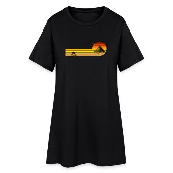Sunset in Egypt - Women’s T-Shirt Dress - black - Front