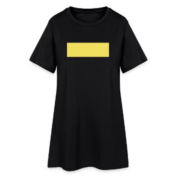 Coucher de soleil abstrait aux couleurs pastel - Robe T-shirt Femme - noir - Devant