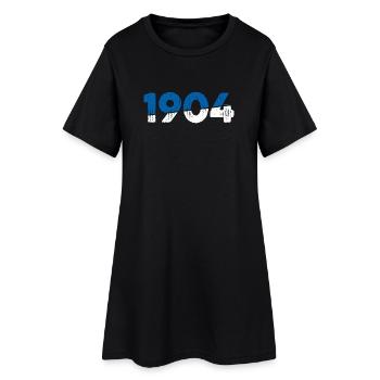 Schalke Gelsenkirchen Liebe  - Frauen T-Shirt-Kleid - Schwarz - Vorne